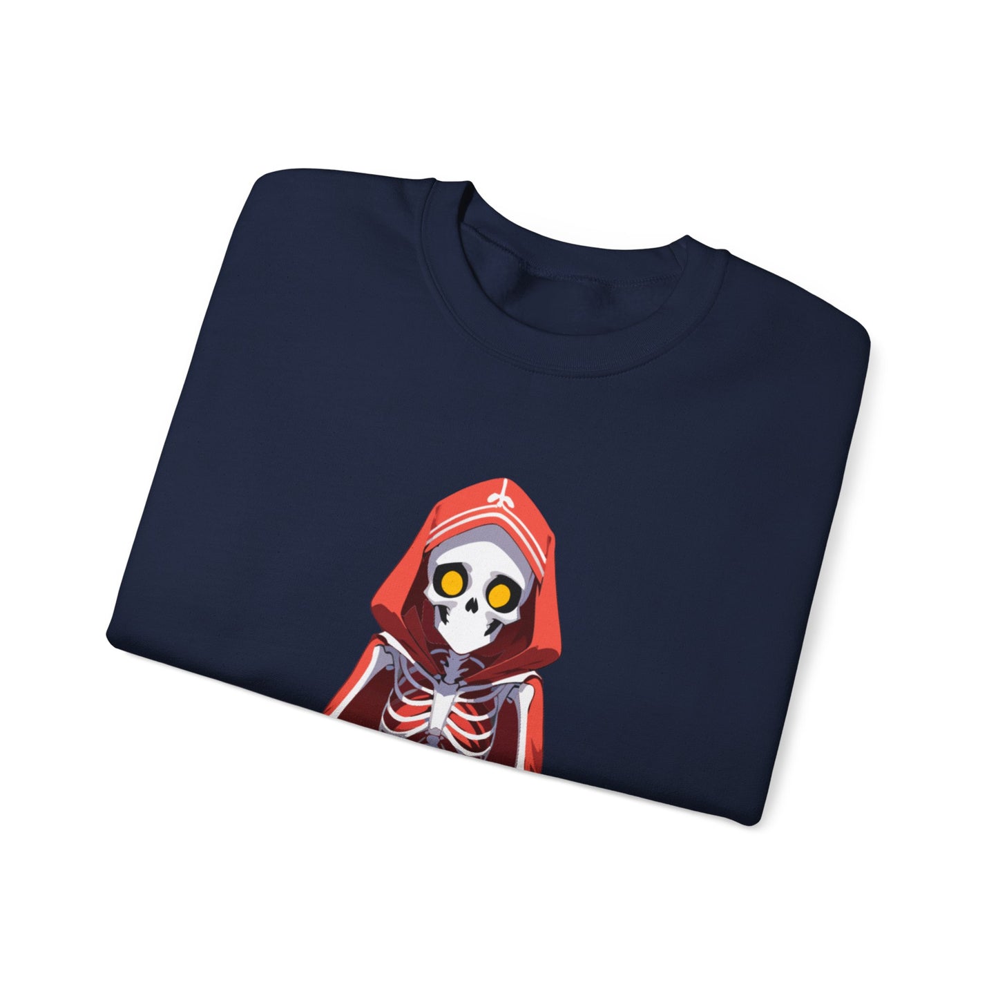 Funny Skeleton Skull Video Gamer Unisex Heavy Blend™ Crewneck Sweatshirt - coffeeandteatees