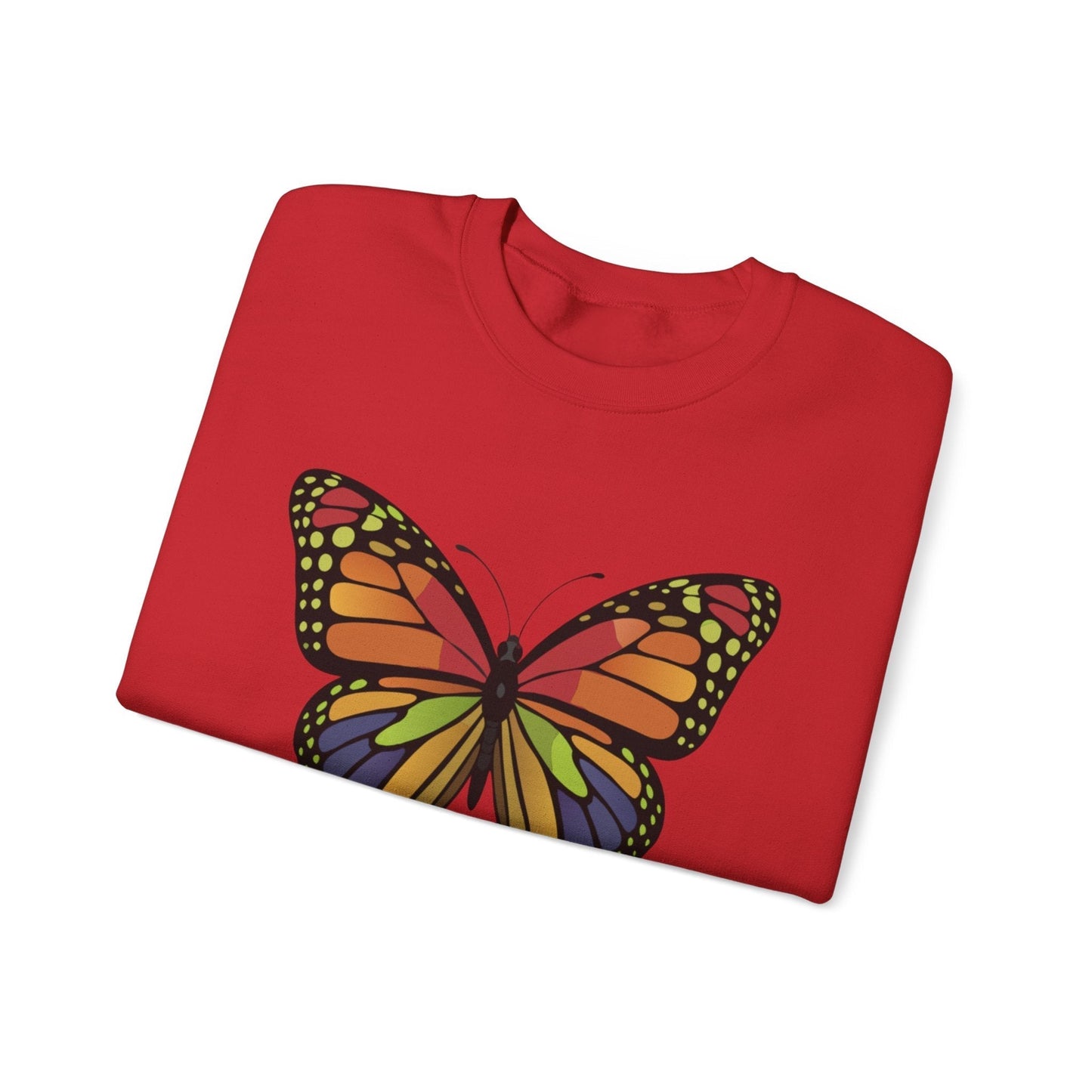 Cute Butterfly Colorfull Unisex Heavy Blend™ Crewneck Sweatshirt