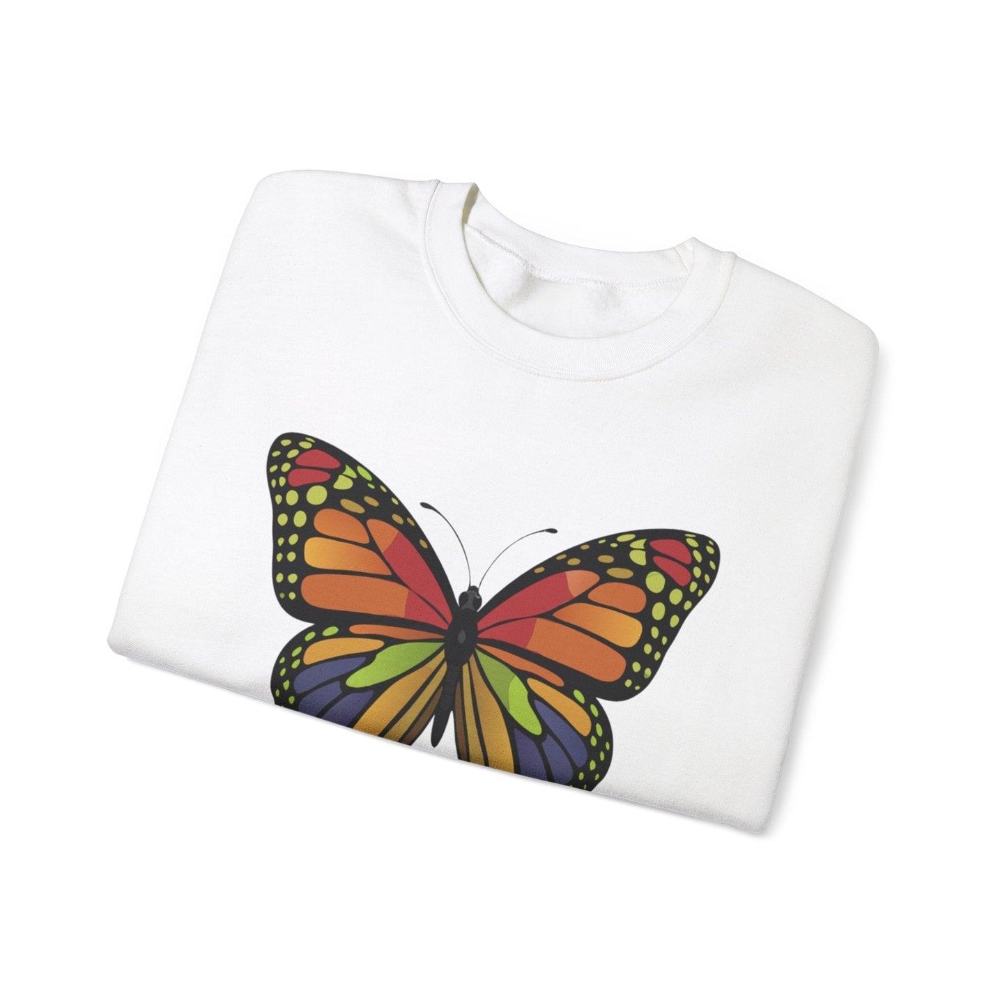 Cute Butterfly Colorfull Unisex Heavy Blend™ Crewneck Sweatshirt