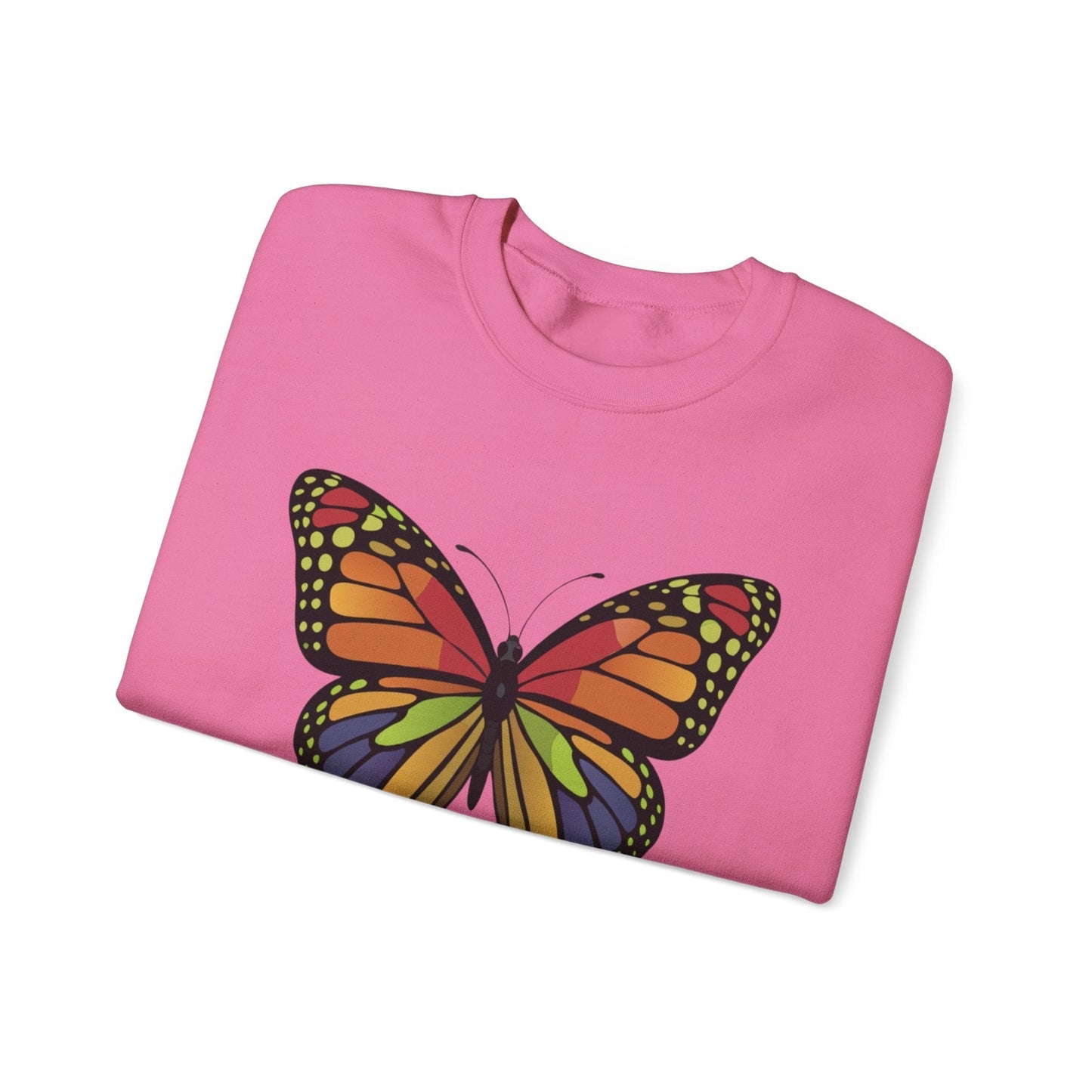 Cute Butterfly Colorfull Unisex Heavy Blend™ Crewneck Sweatshirt