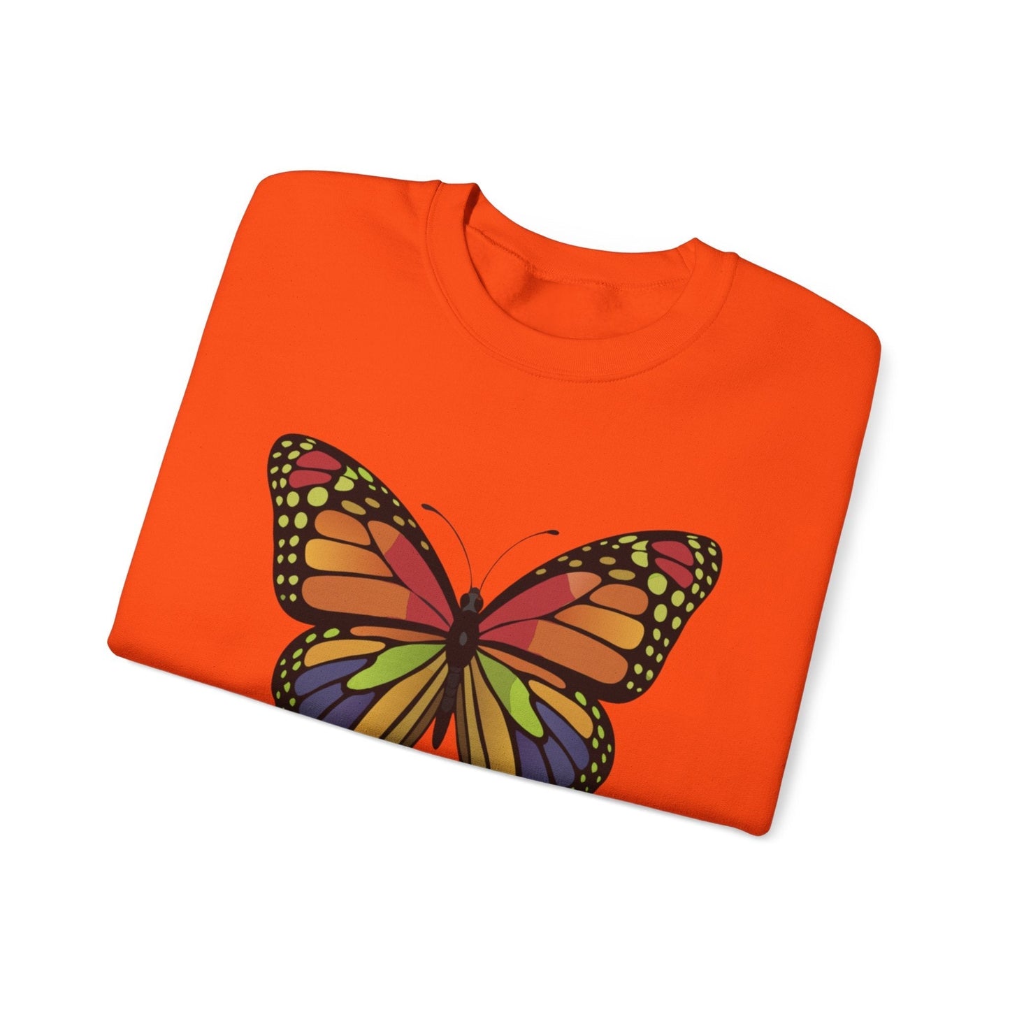 Cute Butterfly Colorfull Unisex Heavy Blend™ Crewneck Sweatshirt