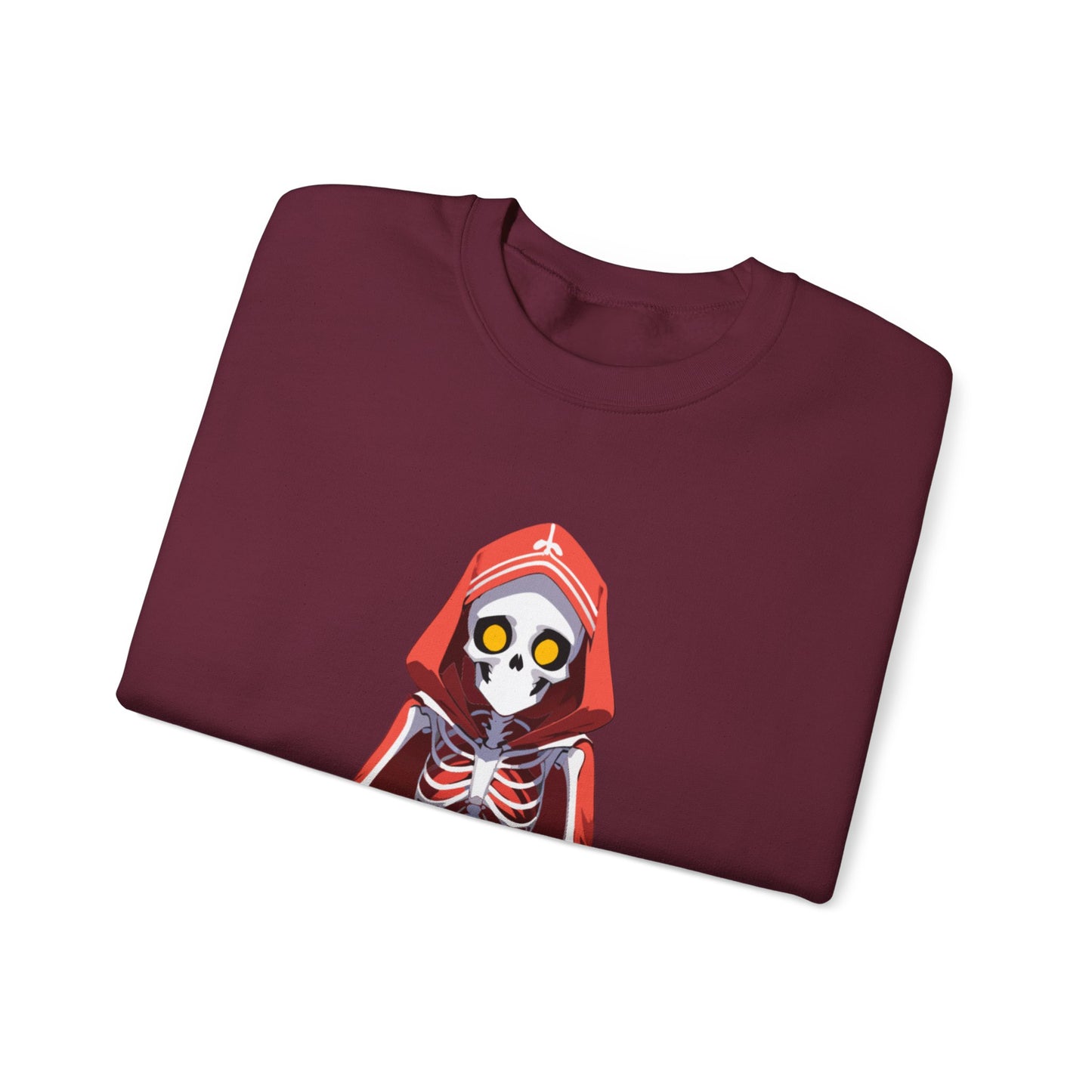 Funny Skeleton Skull Video Gamer Unisex Heavy Blend™ Crewneck Sweatshirt - coffeeandteatees