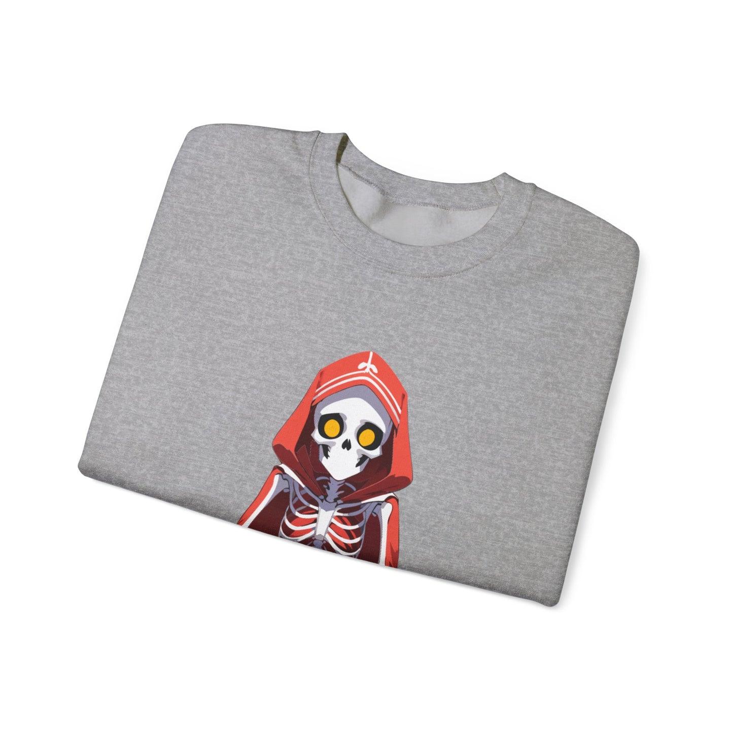 Funny Skeleton Skull Video Gamer Unisex Heavy Blend™ Crewneck Sweatshirt - coffeeandteatees