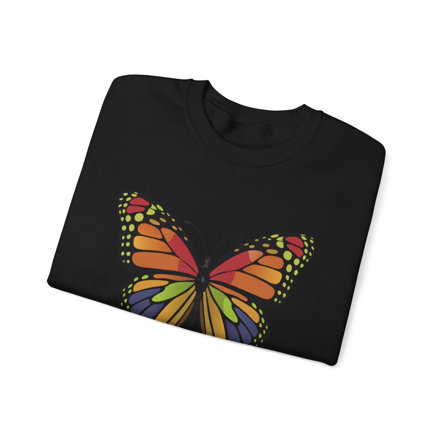 Cute Butterfly Colorfull Unisex Heavy Blend™ Crewneck Sweatshirt